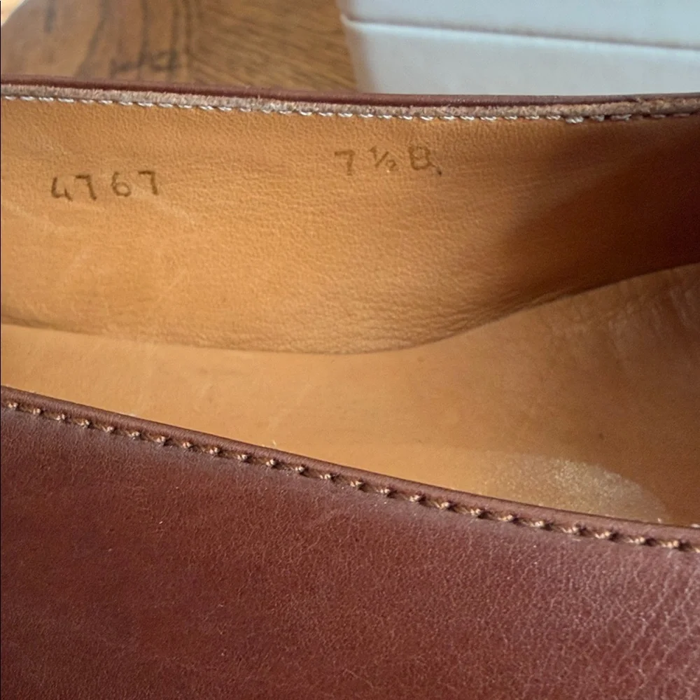 🔥RalphLaurenCollection PurpleLabelAllLeather ClassicTimelessEUCMadeInItaly7.5B - Picture 8 of 8